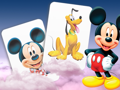 Mickey Mouse Card Match  Online