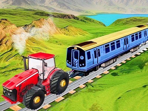 Chain Tractor Train Towing Game 3D Online