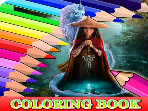 Coloring Book for Raya And The Last Dragon Online
