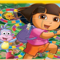 Dora the Explorer Match 3 Puzzle Game