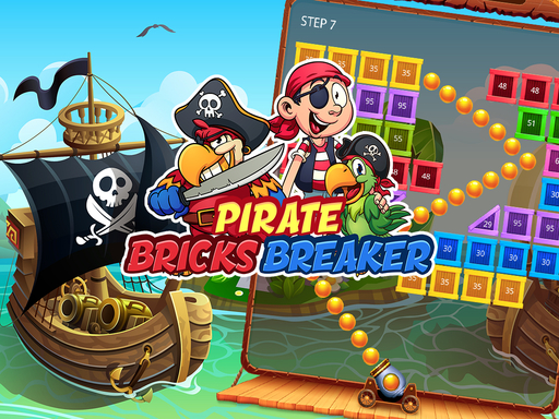 Pirate Bricks Breaker Online