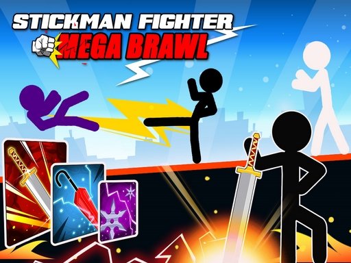 Stickman Fighter : Mega Brawl Online