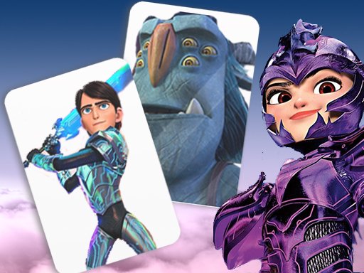 Trollhunters Rise of The Titans Card Match Online