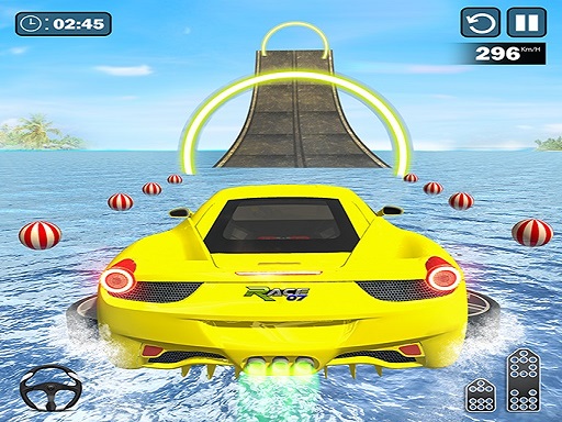 Water Surfing Car Stunt Games Car Driving Games Online